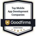 GoodFirms top mobile app development company award badge