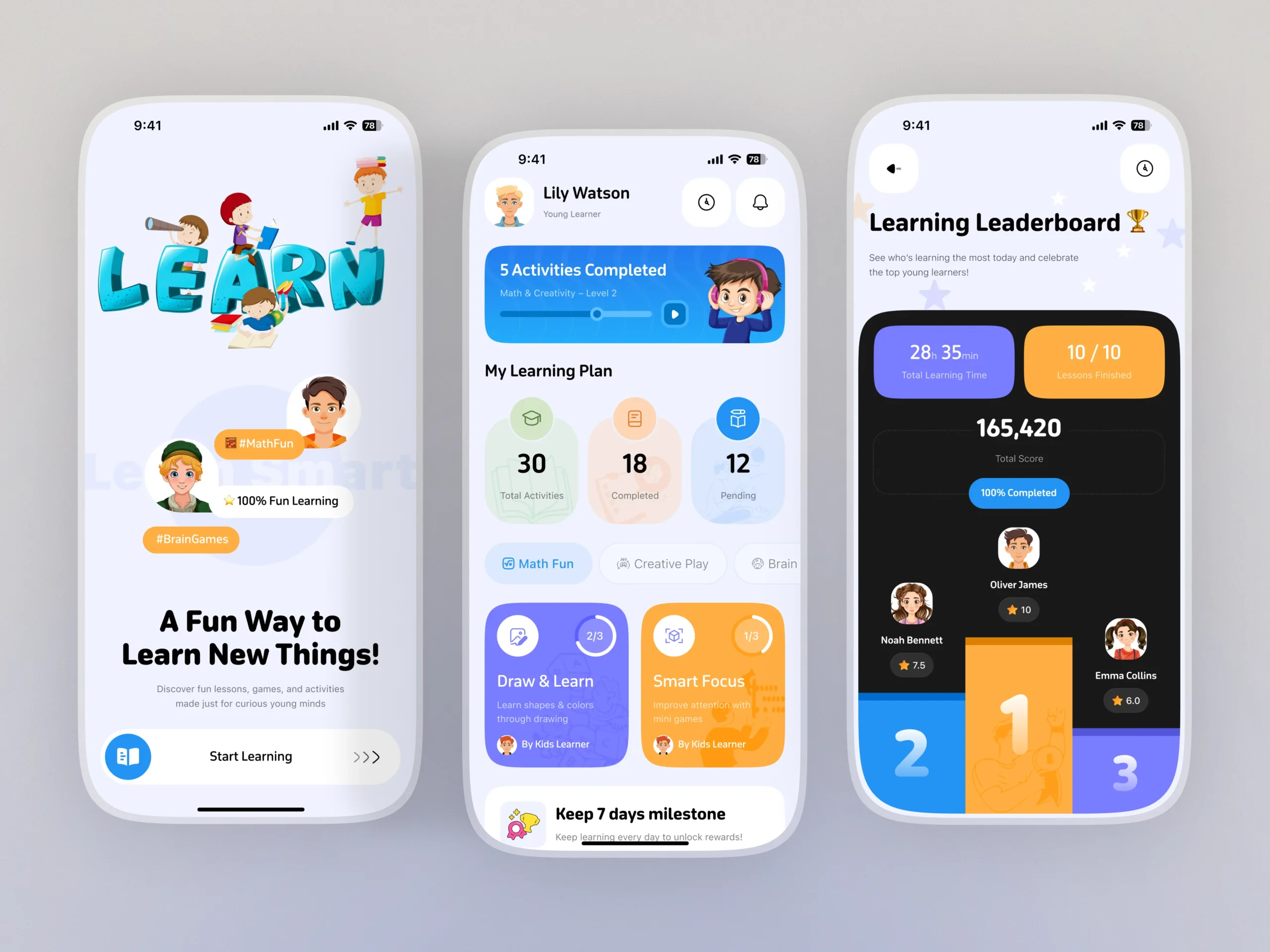 Education Mobile App Launch — improved accessibility and user experience
