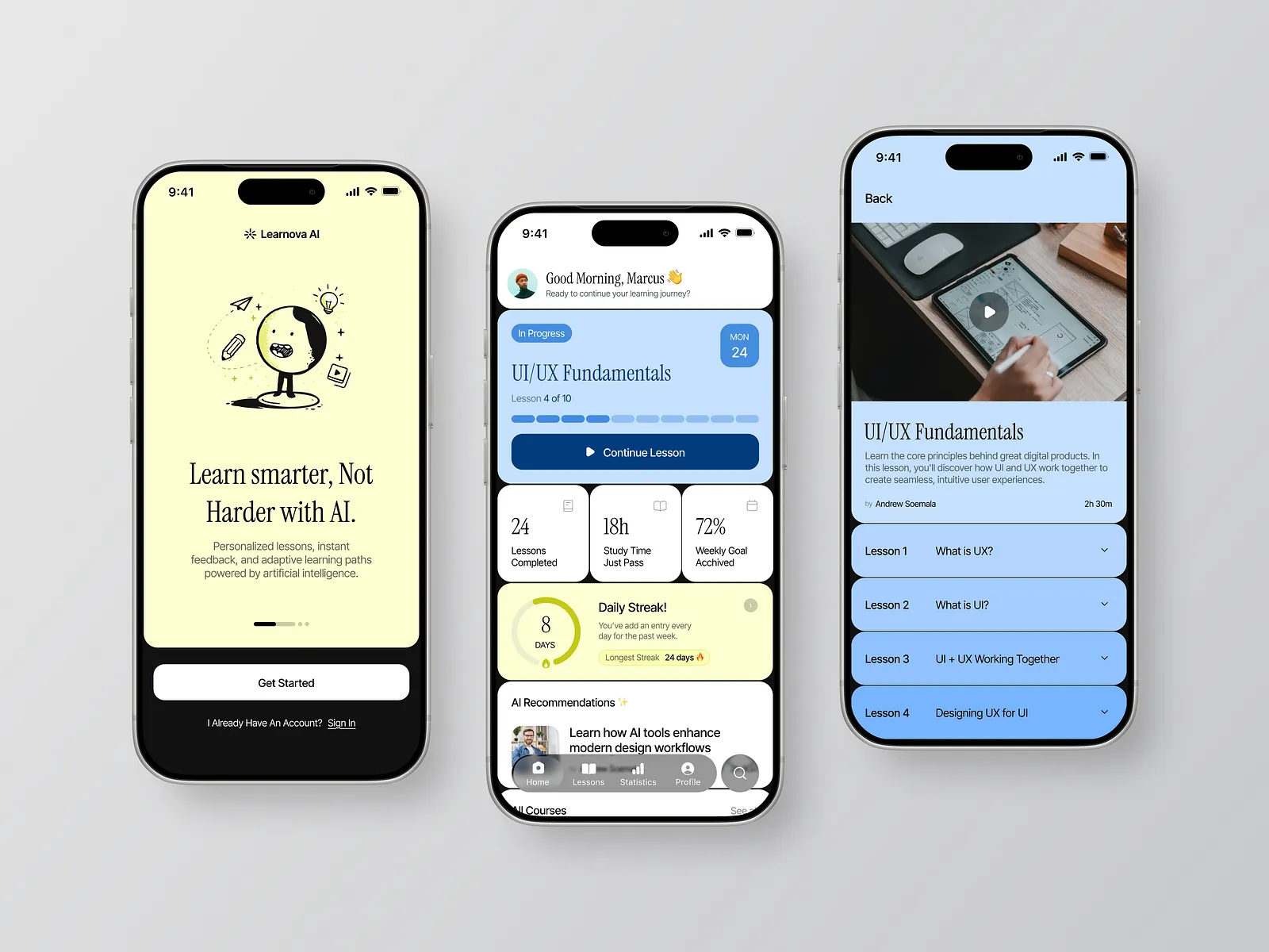 Mobile Learning Application Enhancement — personalized learning paths and progress tracking