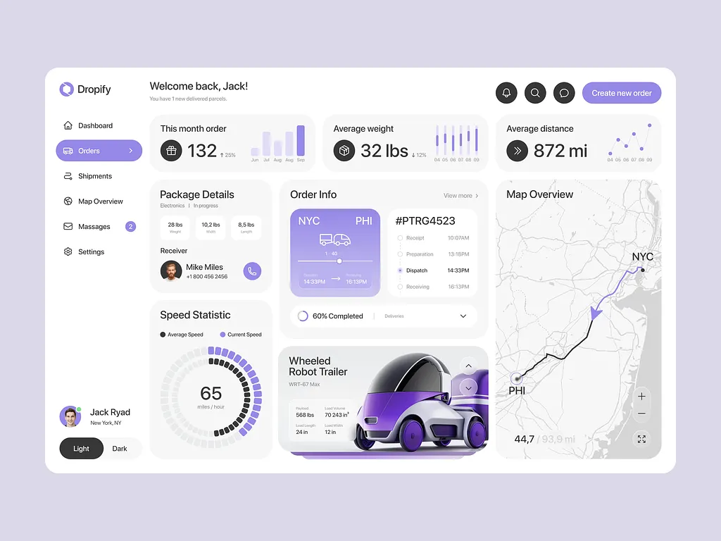 Logistics Tracking and Dispatch Optimization — real-time shipment tracking dashboard